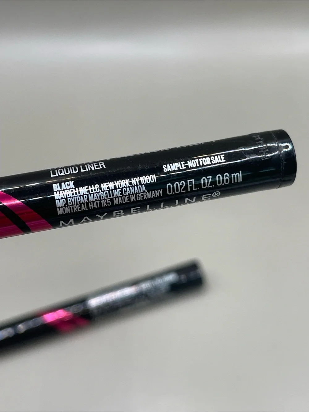 Maybelline Master Precise All Day Liquid Liner Black 0.02oz Sample Mini Set Of 2